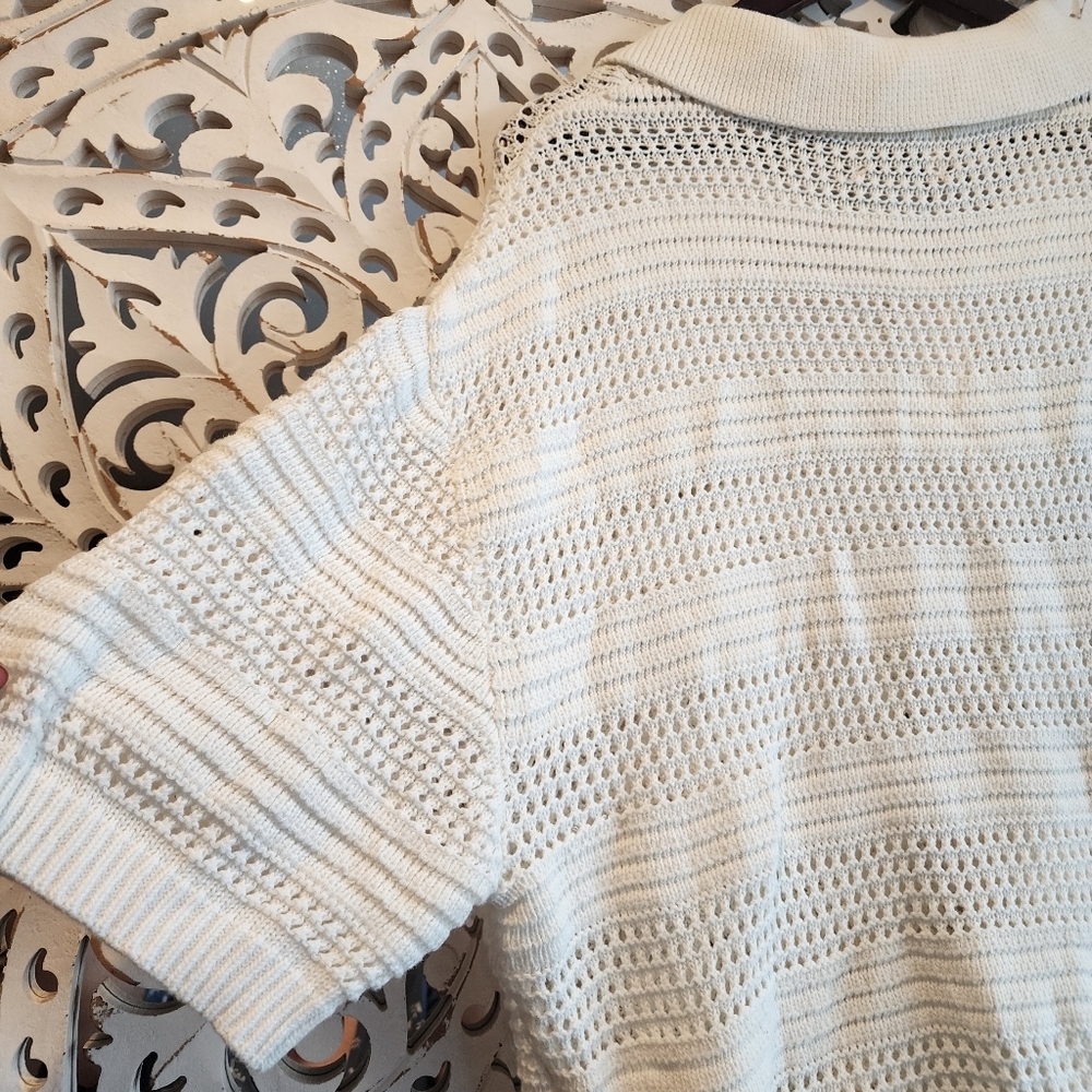 STITCHES & STRIPES REVOLVE TAYLIN POLO IN CHALK COLOR WOMENS SIZE XL NWOT - Picture 12 of 15